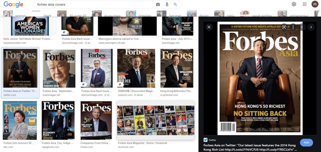 forbes asia covers