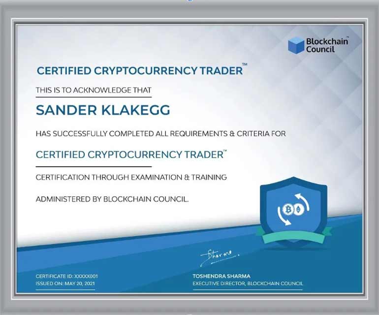 Certified Cryptocurrency Trader (CCT) av Digital Currency Council