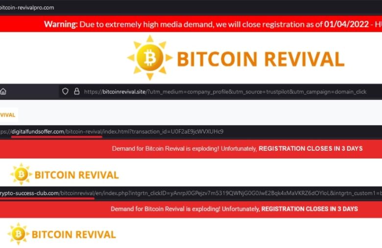 Webbplatser för Bitcoin Revival