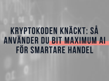 Kryptokoden knäckt: Så använder du Bit Maximum AI för smartare handel