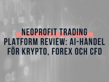 Neoprofit Trading Platform Review: AI-handel för krypto, forex och CFD